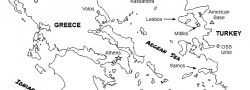 Mainland Greece and western Turkey