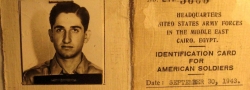 Corporal Helias Doundoulakis' United States Army ID card, U.S. Army Forces in the Middle East