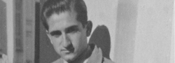 December, 1944. Helias Doundoulakis in Bari, Italy. With the Greek civil war brewing, the author was sent to the OSS-Bari Station. Here, the author wears the jacket given to him by the OSS lieutenant on the British ship.
