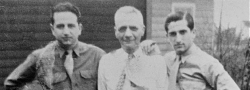 1946. Canton, Ohio. George and Helias Doundoulakis re-united with Theo (Uncle) Manoli.