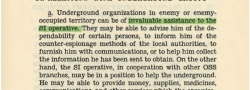 Underground resistance organizations, like the ELAS communist partisans, were not confronted in Salonica for fear of betrayal
