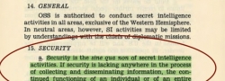 Secrecy of the mission
