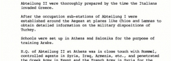 German Intelligence was subdivided into "Abteilungs."