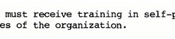 All agents were required to undergo defensive training